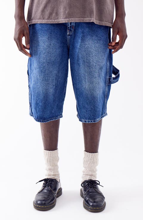 Carpenter Long Denim Shorts