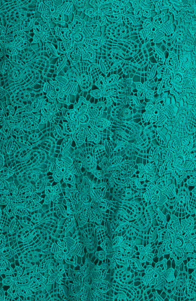 Teri Jon Sleeveless Lace Gown, Alternate, color, 