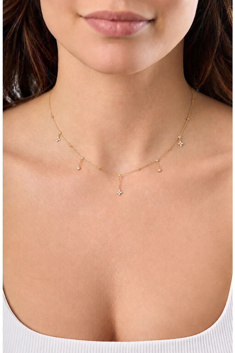 Monaco 18k Gold Diamond Fringe Y Necklace, Alternate, color, 18K YELLOW GOLD