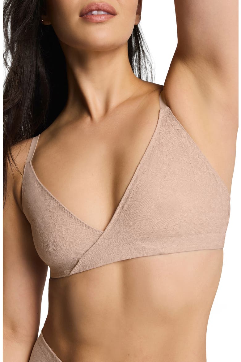 SPANXsupersmooth® Day to Date Night Lace Bralette, Alternate, color, CHAI