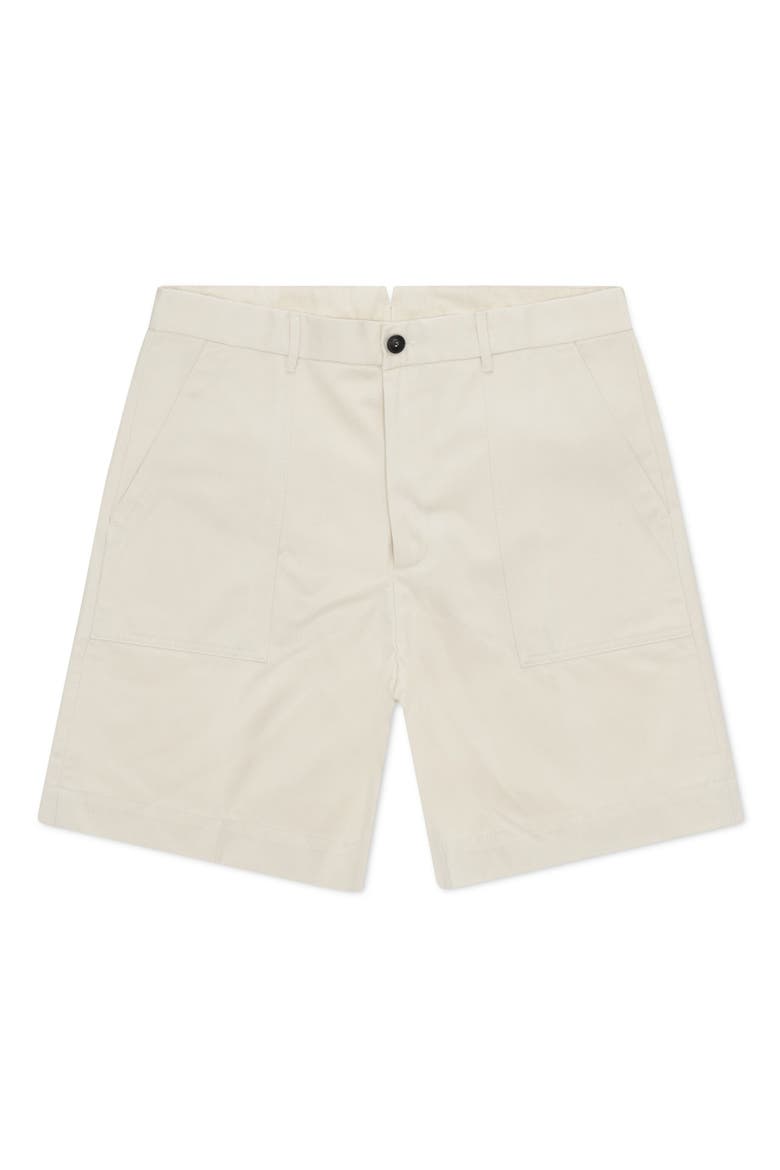 Classic Fatigue Shorts, Main, color, Ecru