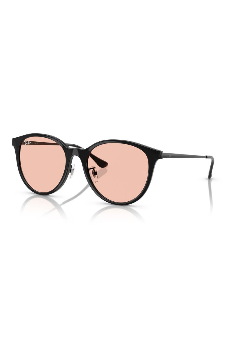 55mm Square Sunglasses, Alternate, color, 55 BLACK