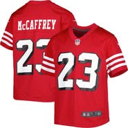 Nike Youth Nike Christian McCaffrey Scarlet San Francisco 49ers Game Jersey