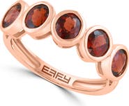 EFFY 14K Rose Gold Garnet Bubble Ring