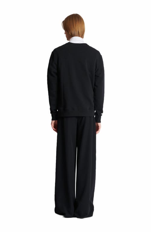 Shop Balmain Small  Stamp Printed Sweatshirt