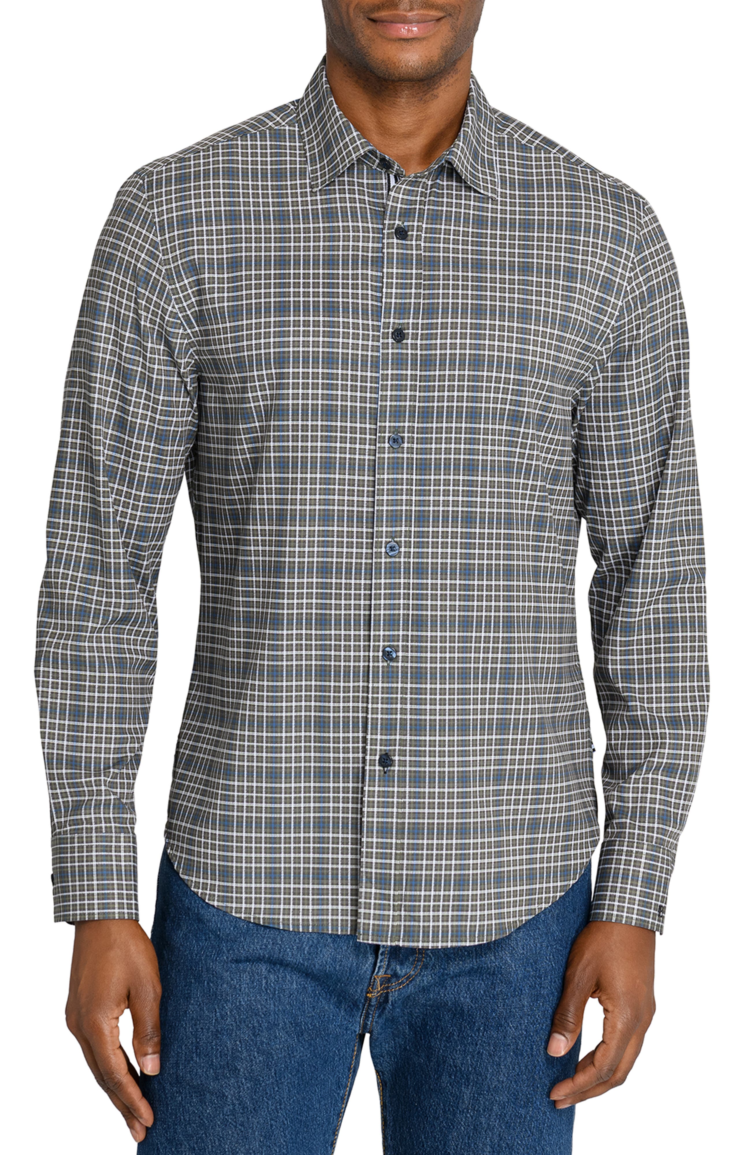 Brooklyn Brigade Glen Performance Shirt (Men) | Nordstrom
