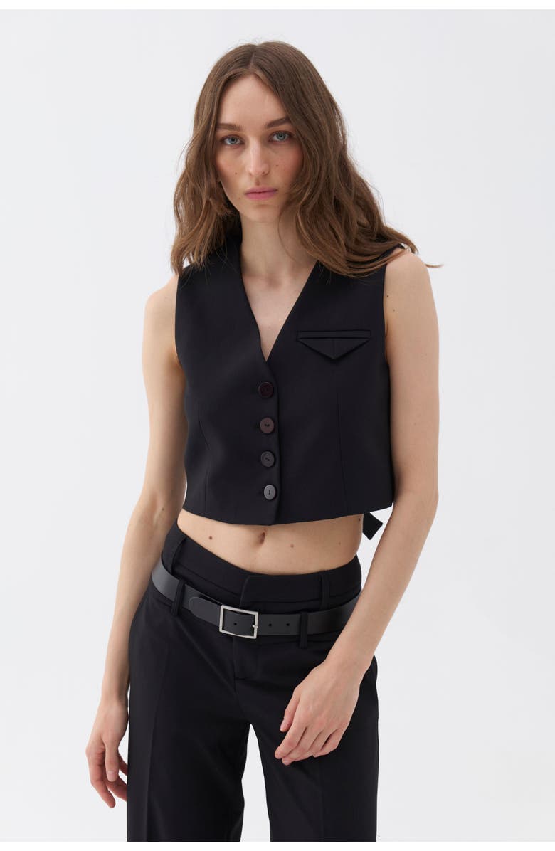 Nocturne Double-Breasted Vest, Main, color,