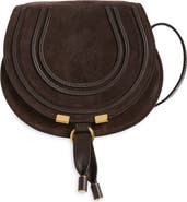 Chloé Small Marcie Suede Saddle Bag