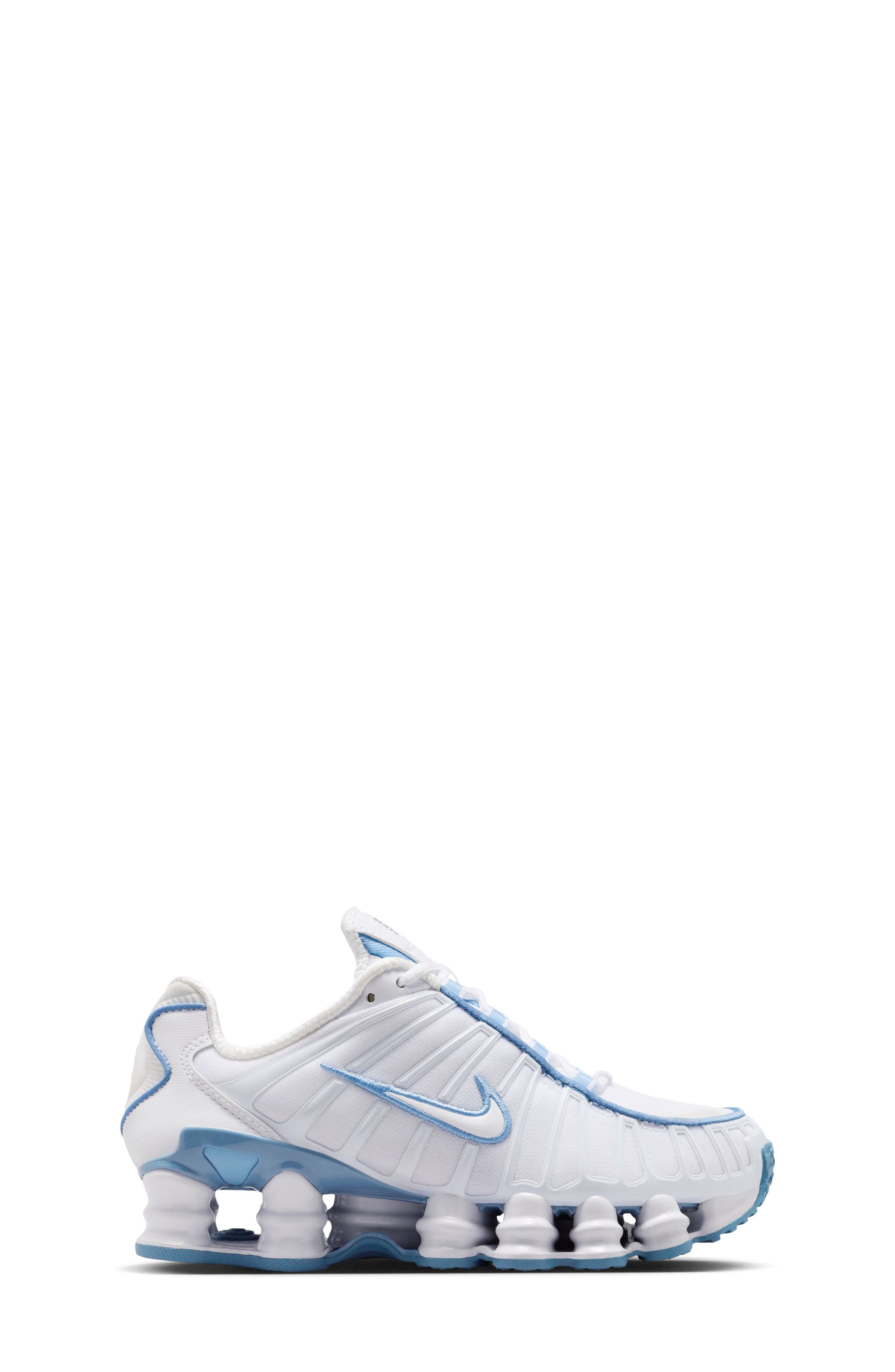 Kids' Shox TL Sneaker, Alternate, color, WHITE/ WHITE/ WORK BLUE