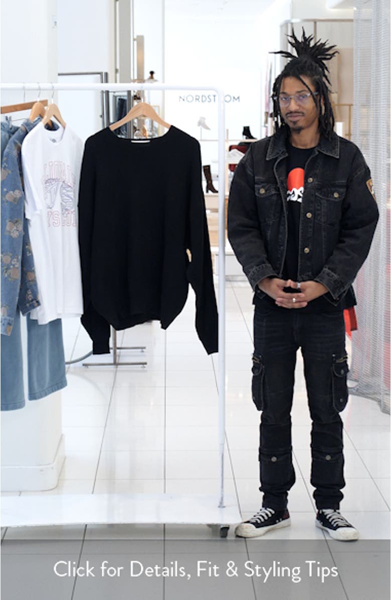 Signature Waffle '90s Crewneck Sweatshirt, sales video thumbnail
