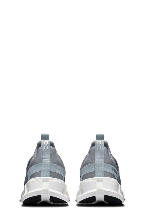 On Kids' Cloudswift Running Shoe In Alloy/glacier