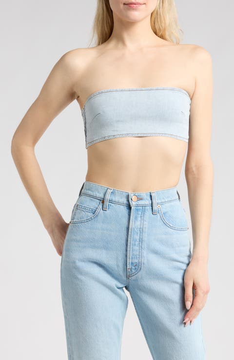 Denim Crop Top