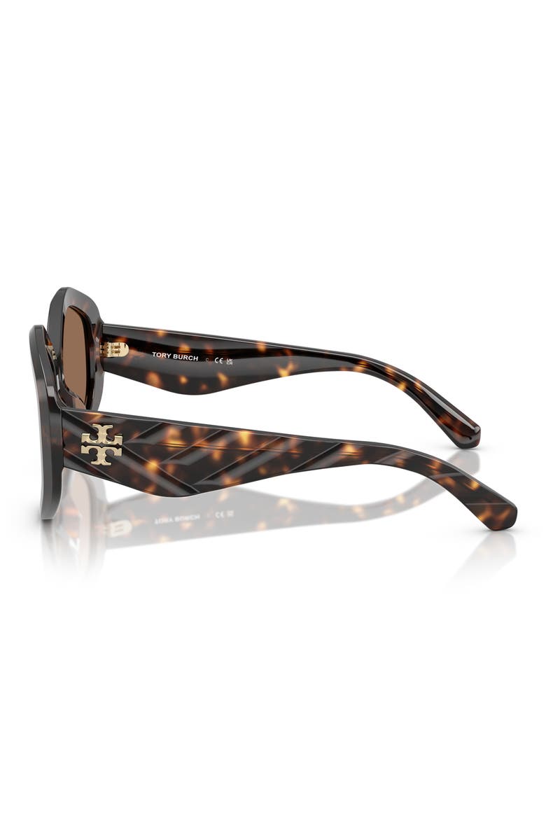 Tory Burch Kira 55mm Geometric Sunglasses (Women) | Nordstrom display picture 1