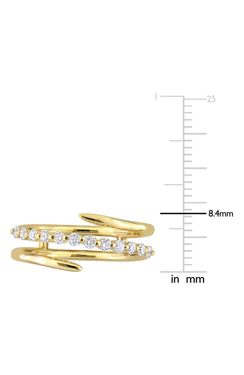 Created Forever Lab Grown Diamond Coil Ring - 0.28ct., Alternate, color, Gold