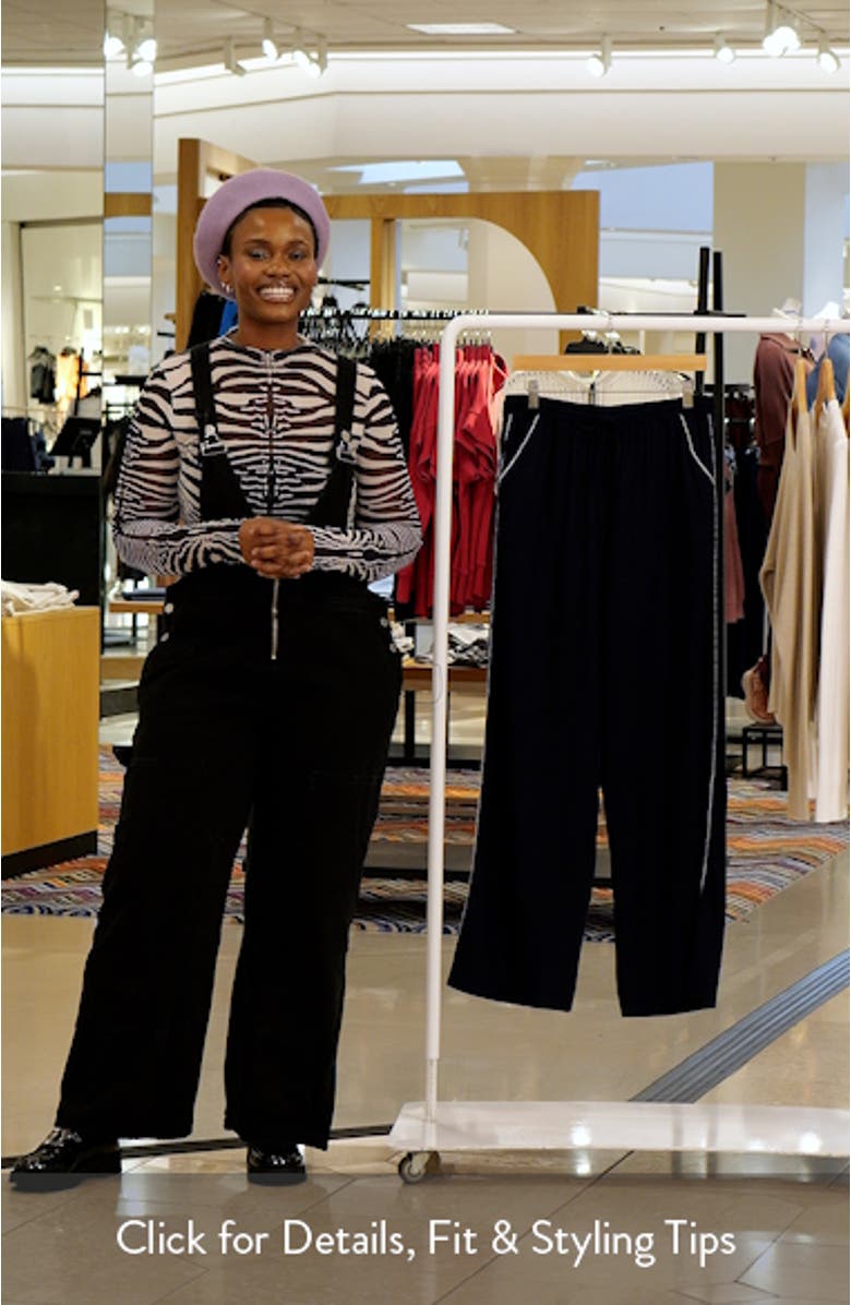 Contrast Trim Crop Pants, sales video thumbnail