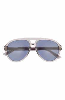 Gucci 58mm Aviator Sunglasses