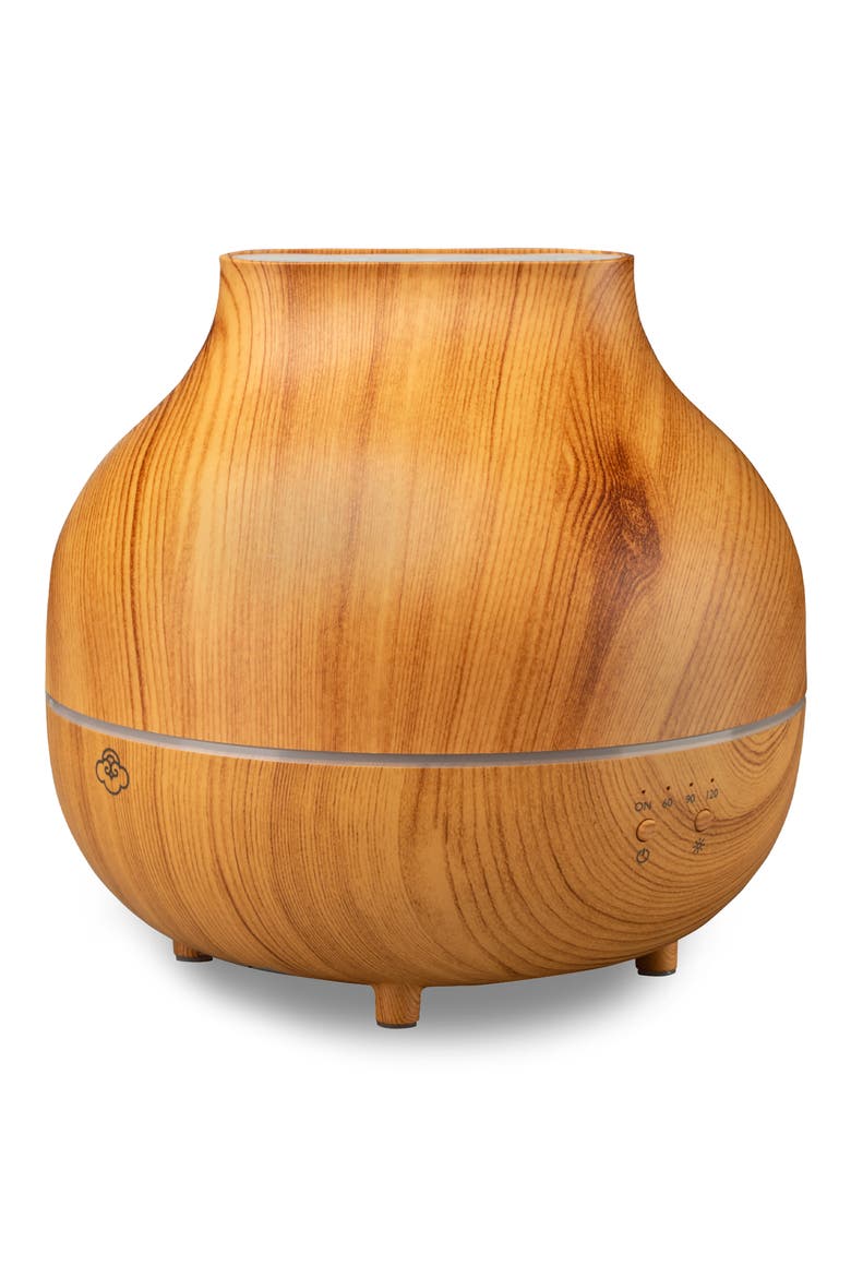 Mist Faux Wood Ultrasonic Aroma Diffuser, Alternate, color, WOOD