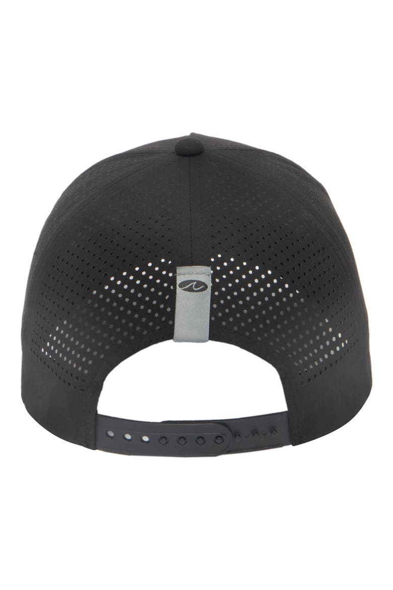 Mesh Snapback Cap, Alternate, color, BLACK
