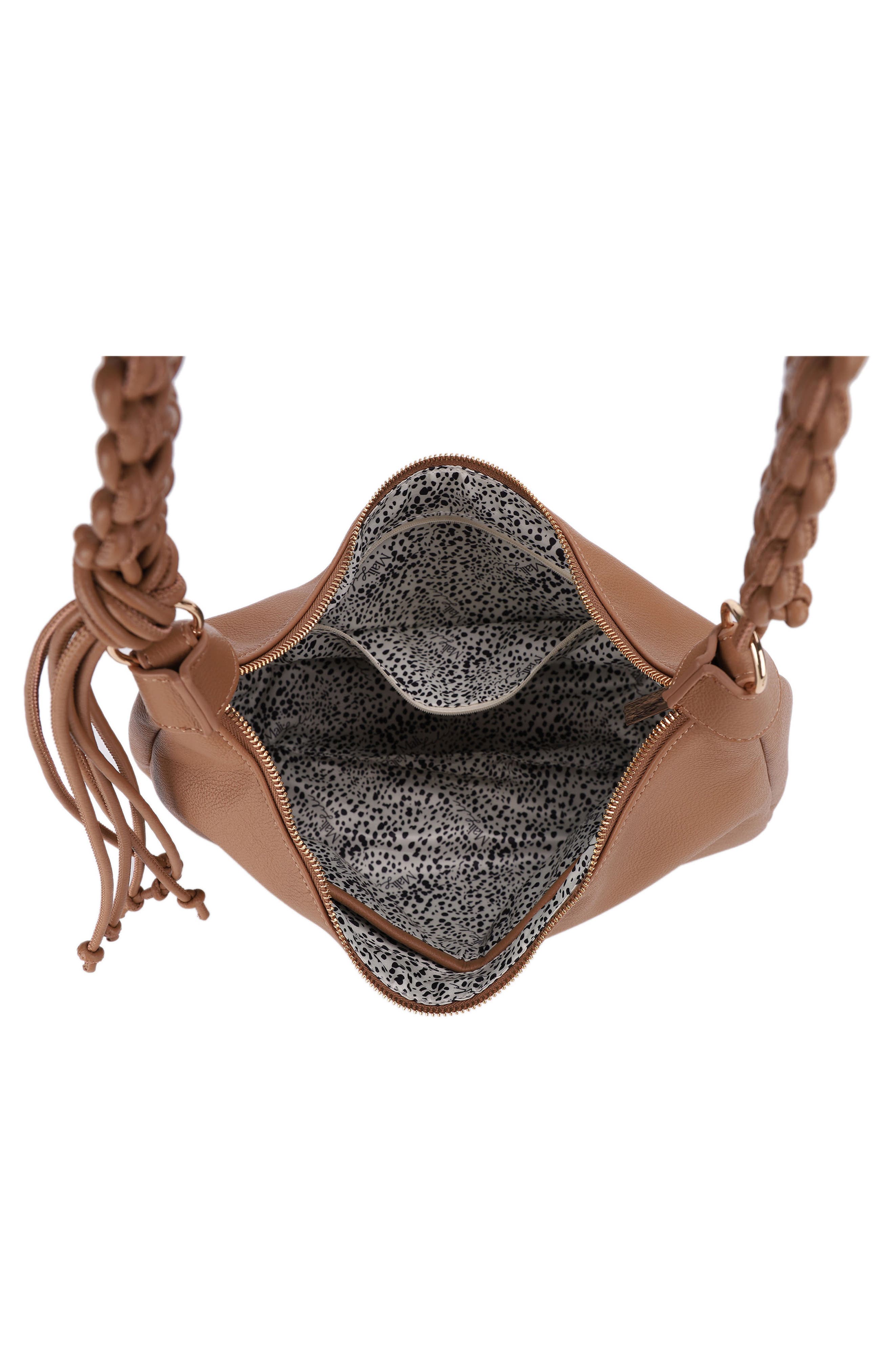 Emma Faux Leather Shoulder Bag, Alternate, color, CAMEL