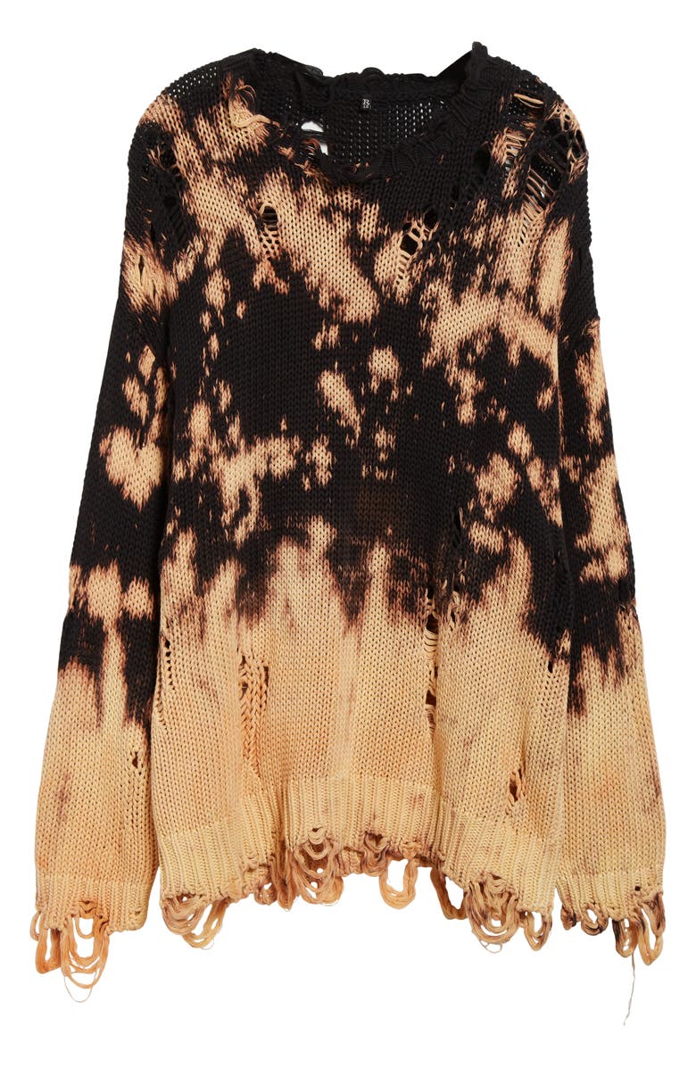 R13 Bleached Oversize Sweater, Alternate, color, 