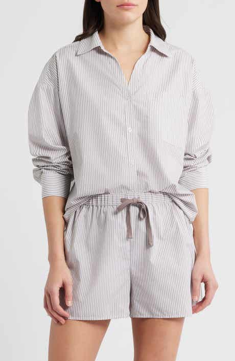 Stripe Button-Up Shirt