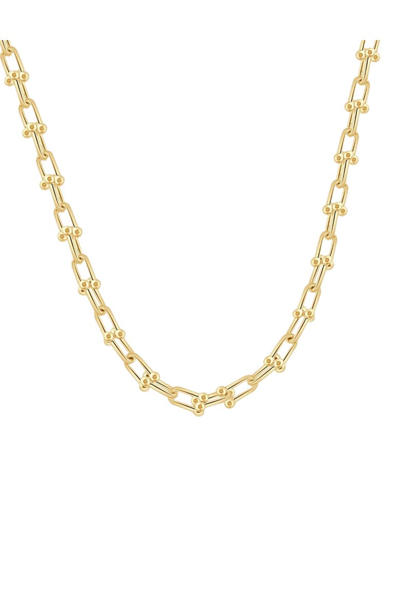Bliss Diamond 14k Gold Women
s 24" Chain Necklace 26 Grams 7.5mm Thick, Main, color, 14K Yellow Gold