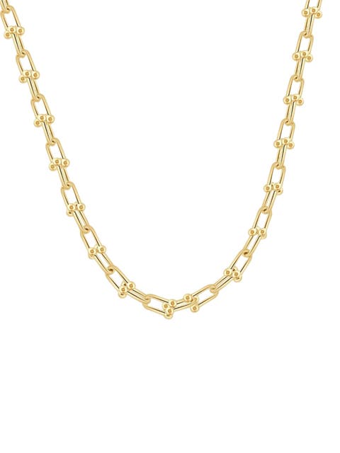 14k Gold Women's 24" Chain Necklace 26 Grams 7.5mm Thick