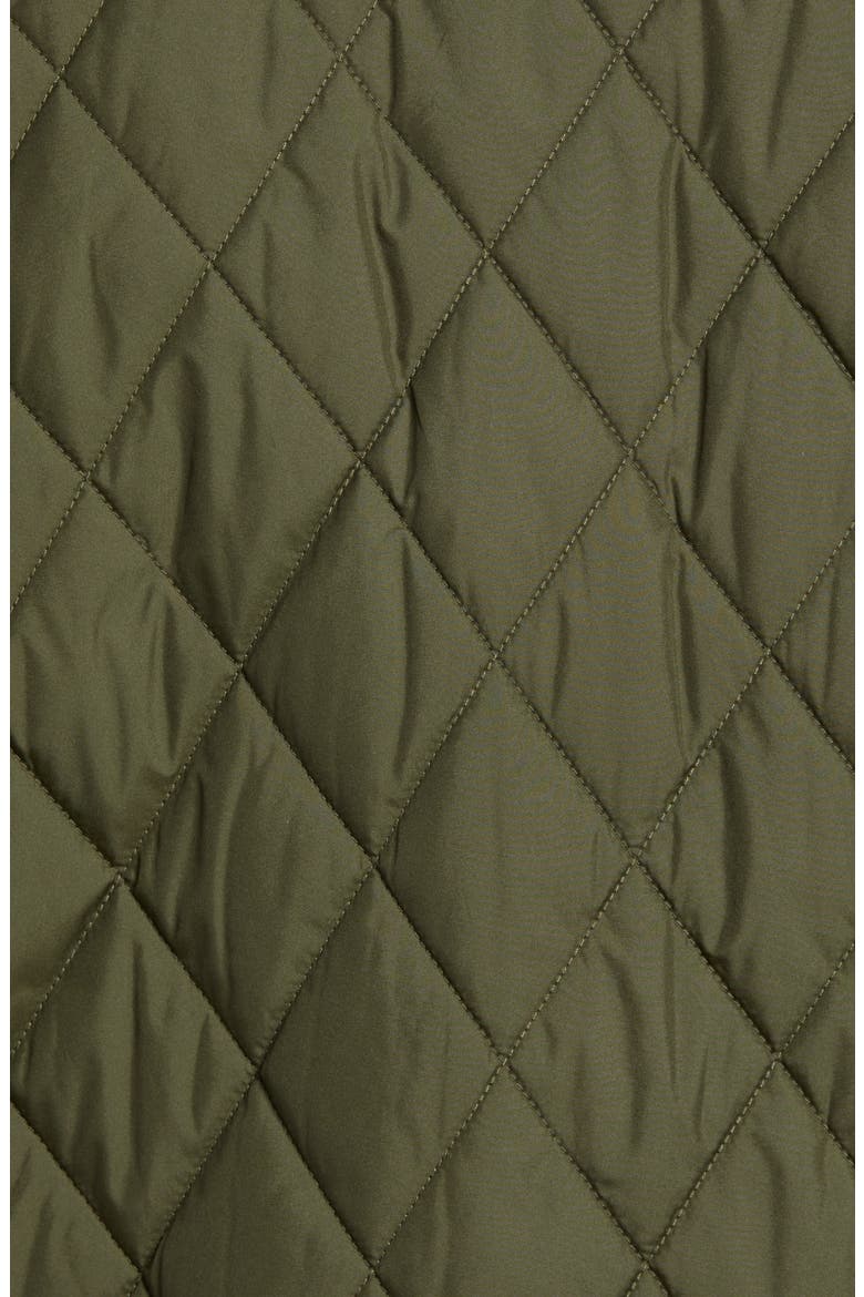 The Beaton Quilted Water-Repellent Shirt Jacket, Alternate, color, COMPANY OLIVE