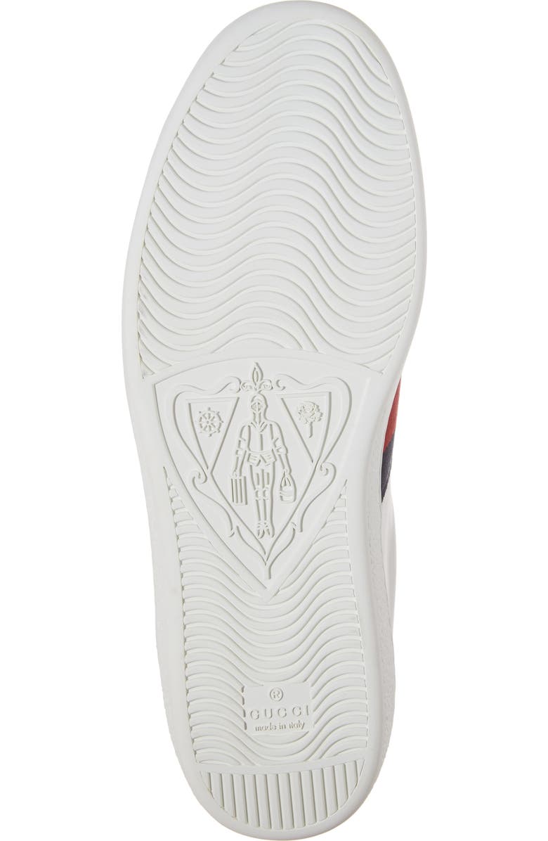 Gucci New Ace Embroidered Sneaker, Alternate, color,