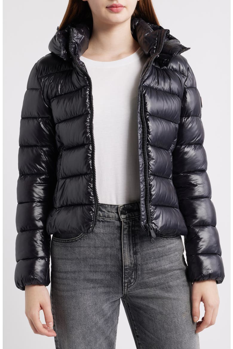 Cosmary Water Resistant Insulated Puffer Jacket, Alternate, color, BLACK