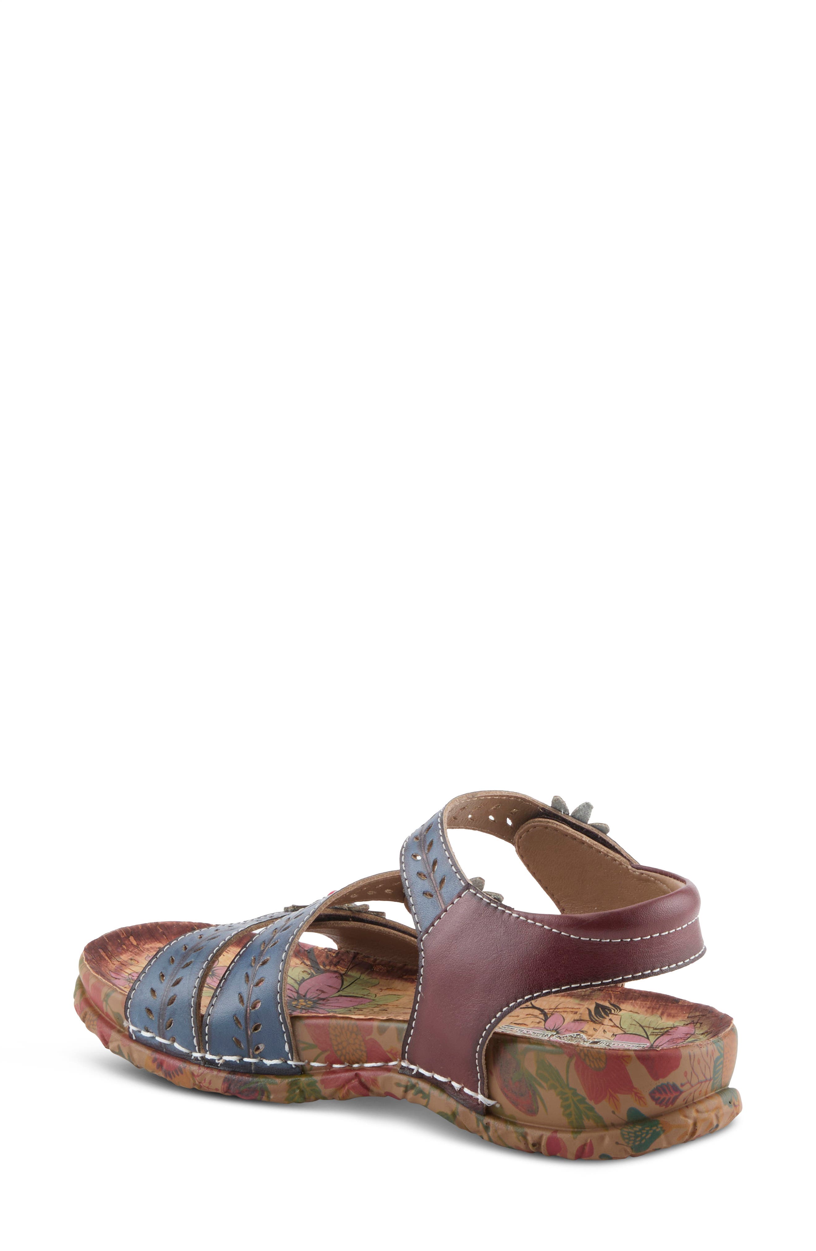 A New Trio Sandal, Alternate, color, NAVY MULTI