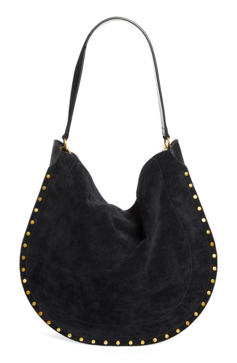 Oskan Suede Hobo Bag