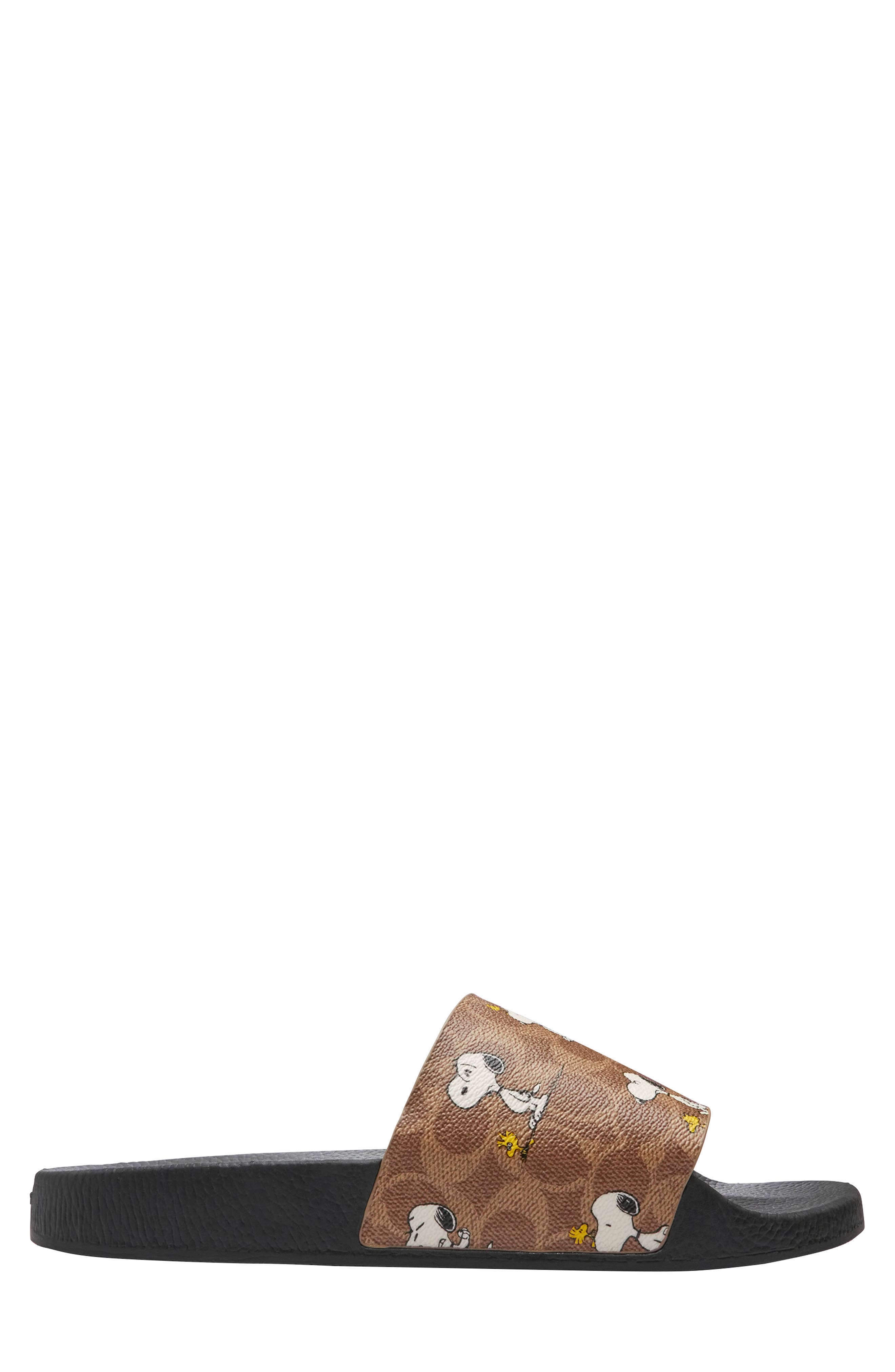 COACH x Peanuts Signature Slide Sandal, Alternate, color, 