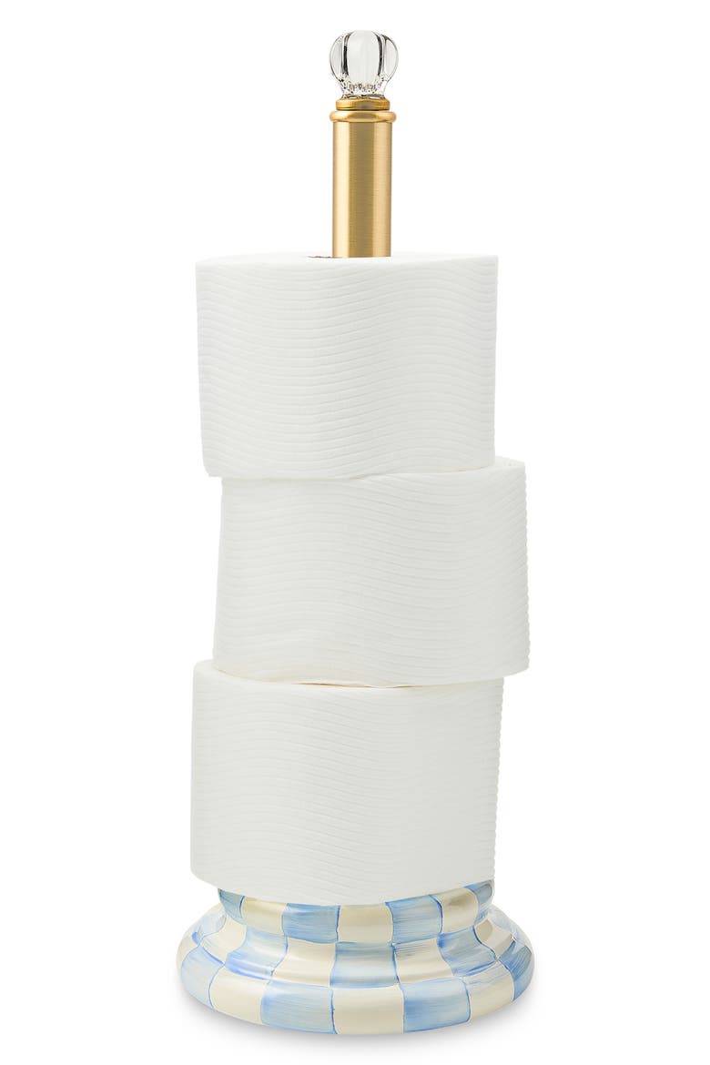 Sky Check Toilet Tissue Holder, Alternate, color, SKY CHECK