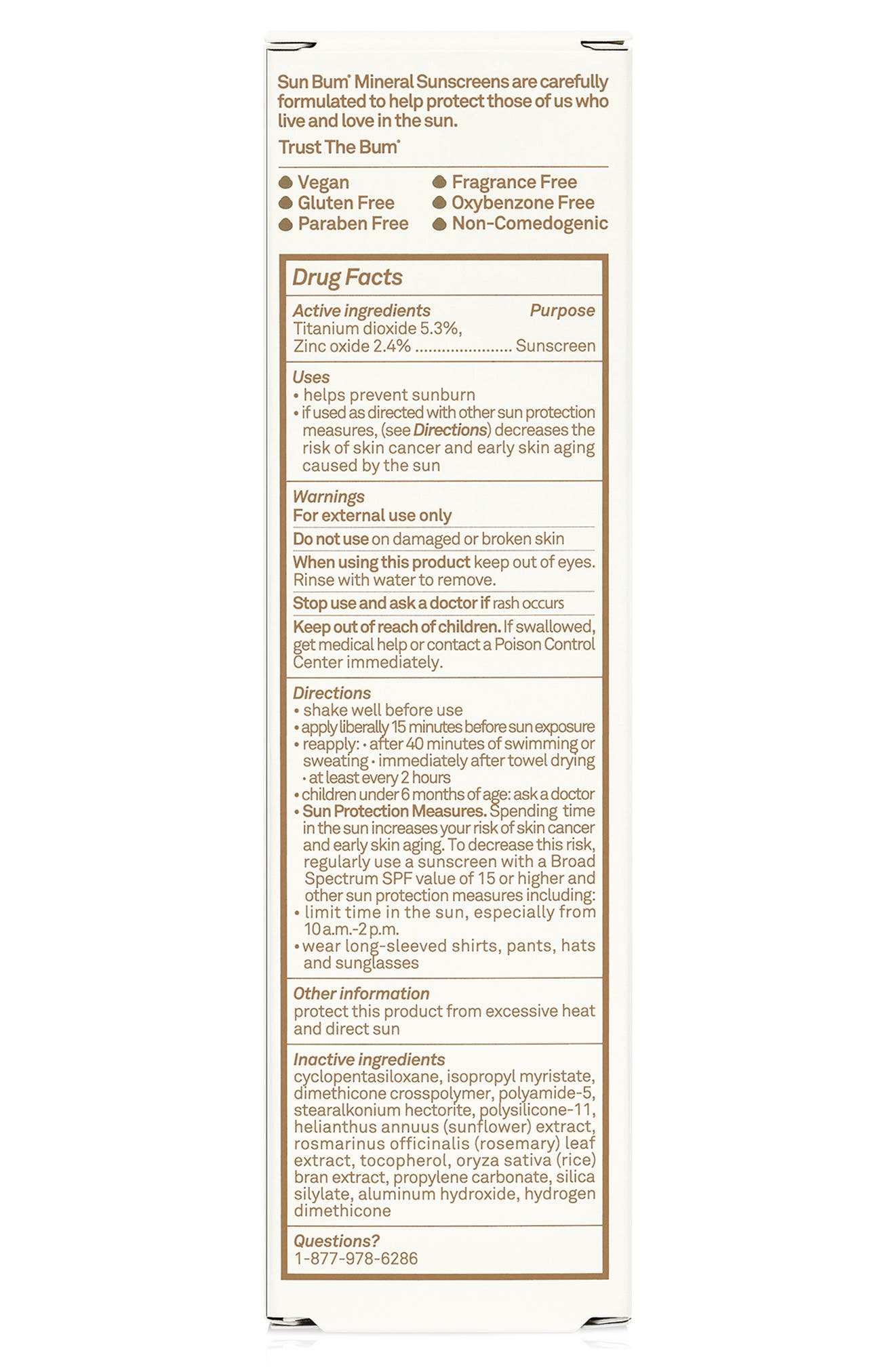 Sun Bum Mineral SPF 30 Sunscreen Face Lotion (Women) | Nordstromrack