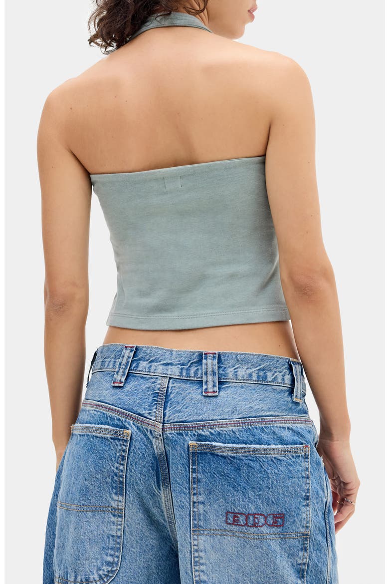 Jersey Halter Top, Alternate, color, SAGE