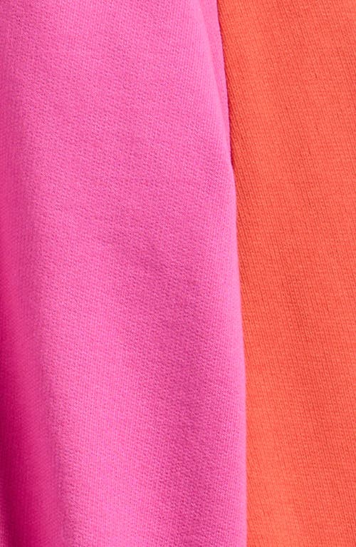 Bobo Choses Kids' Smiling Colorblock Sweatshirt In Fuchsia