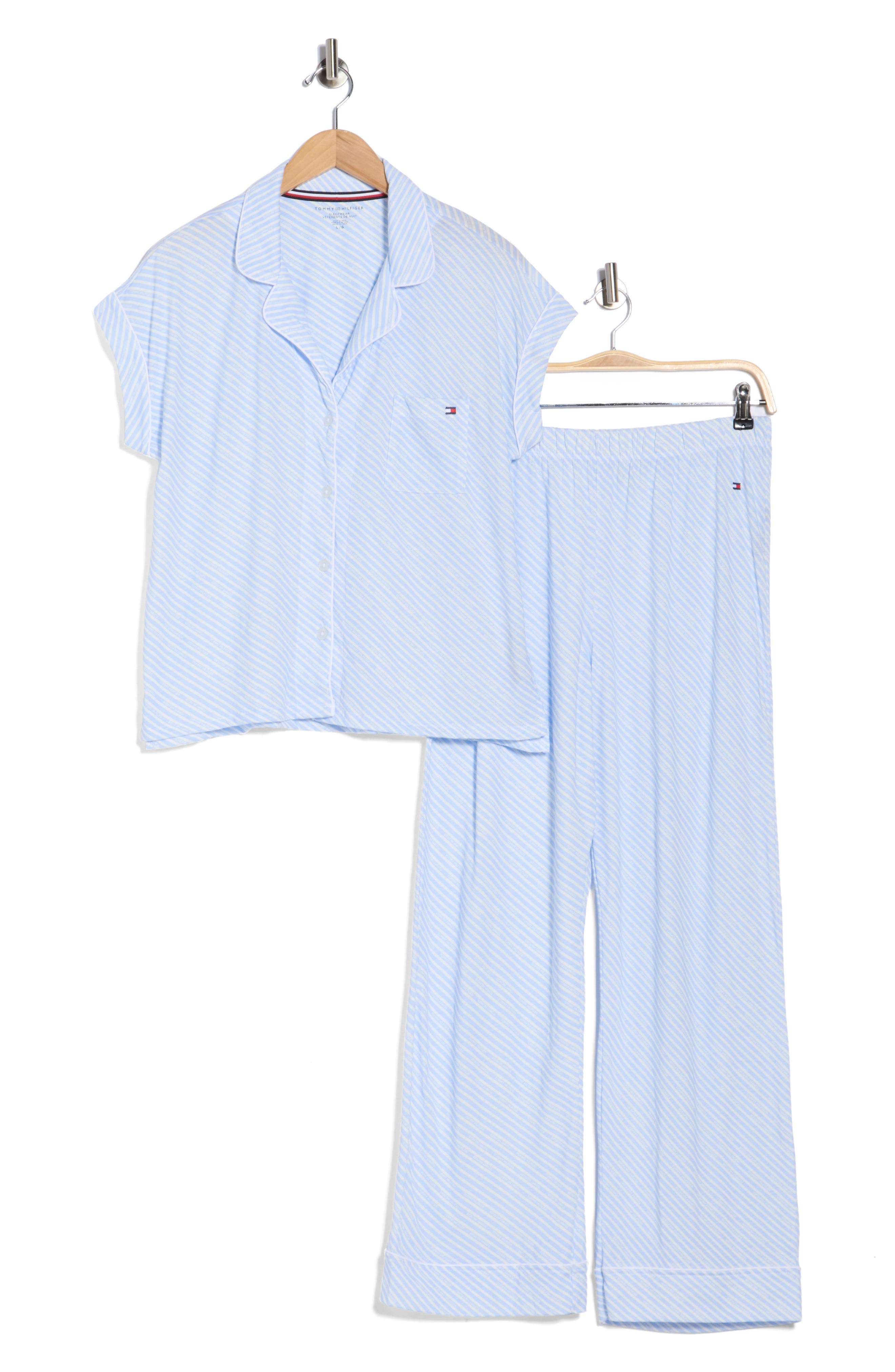 Tommy Hilfiger Piped Jersey Pajamas