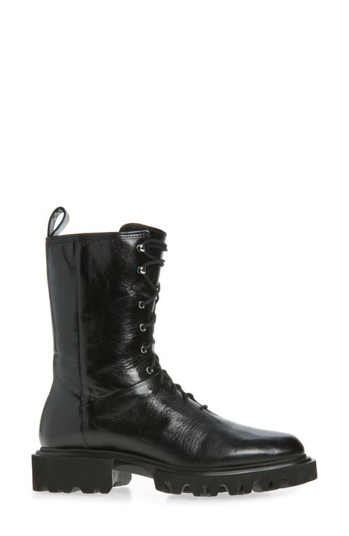 Allsaints Maren Combat Boot In Black