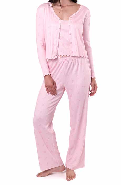 Fern 3-Piece Sparkle Pointelle Pajamas