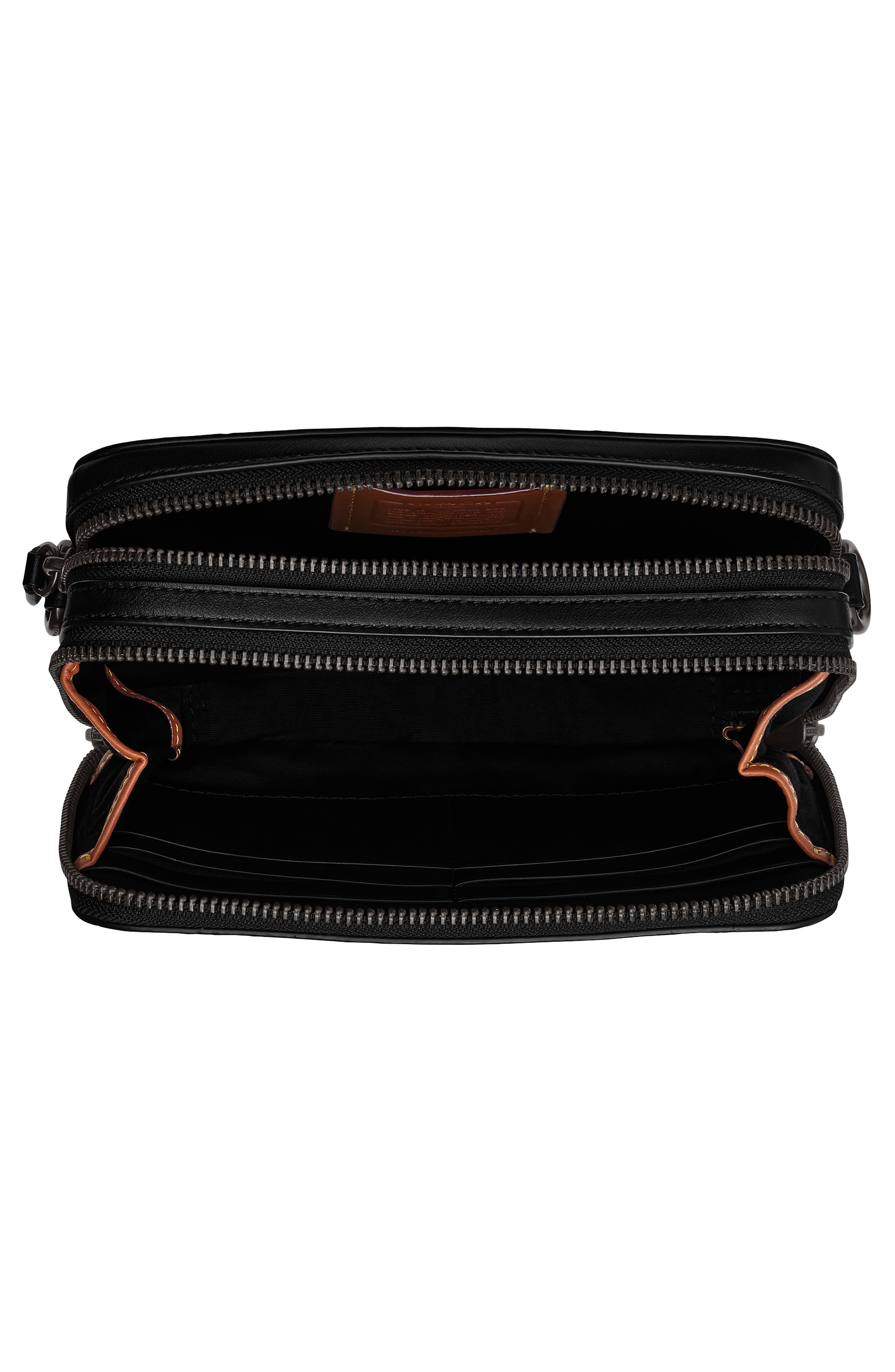 COACH Charter Signature Coated Canvas & Leather Crossbody, Alternate, color, 