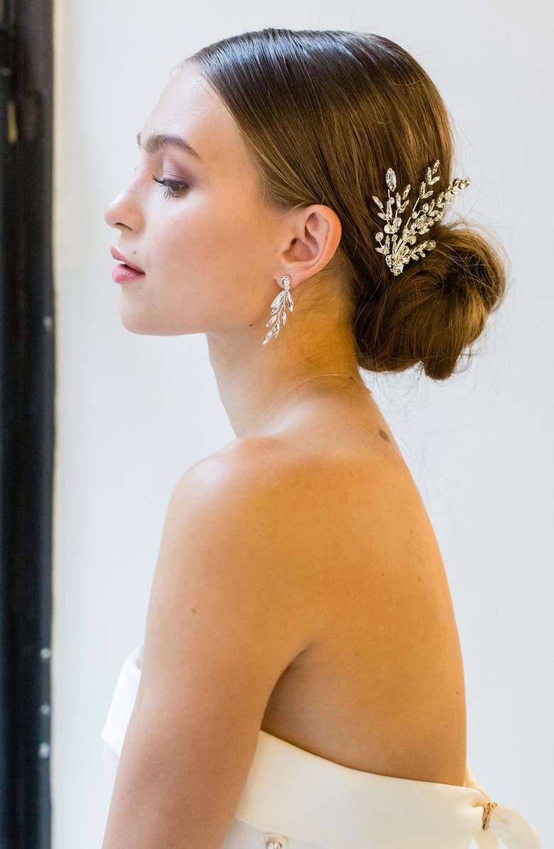 Brides & Hairpins Hodesh Crystal Hair Clip, Alternate, color, 