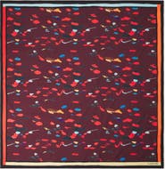 Lanvin Drop Color Silk Scarf