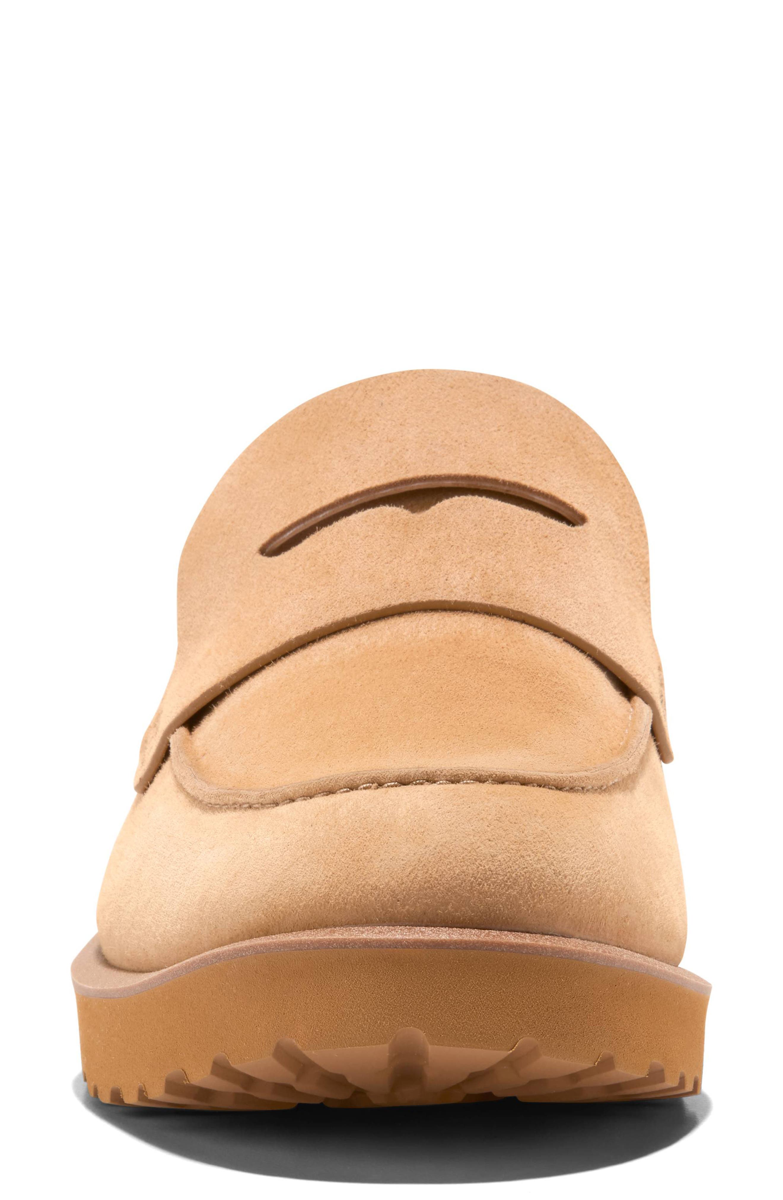 Gwendolyn Penny Loafer, Alternate, color, BISCUIT SUEDE