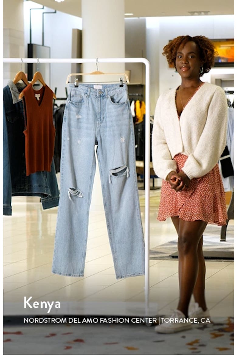 '90s Allan Ripped Boyfriend Flare Jeans video