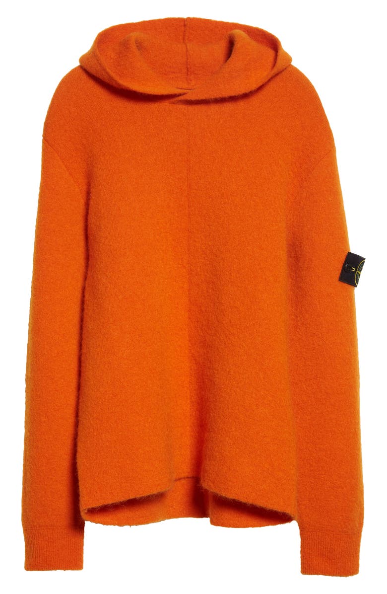 Stone Island Double Face Knit Hoodie, Alternate, color, 