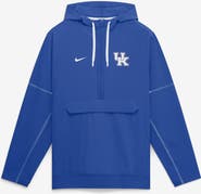 Nike Men's Nike Royal Kentucky Wildcats 2026 Sideline Anorak Half-Zip Hooded Jacket