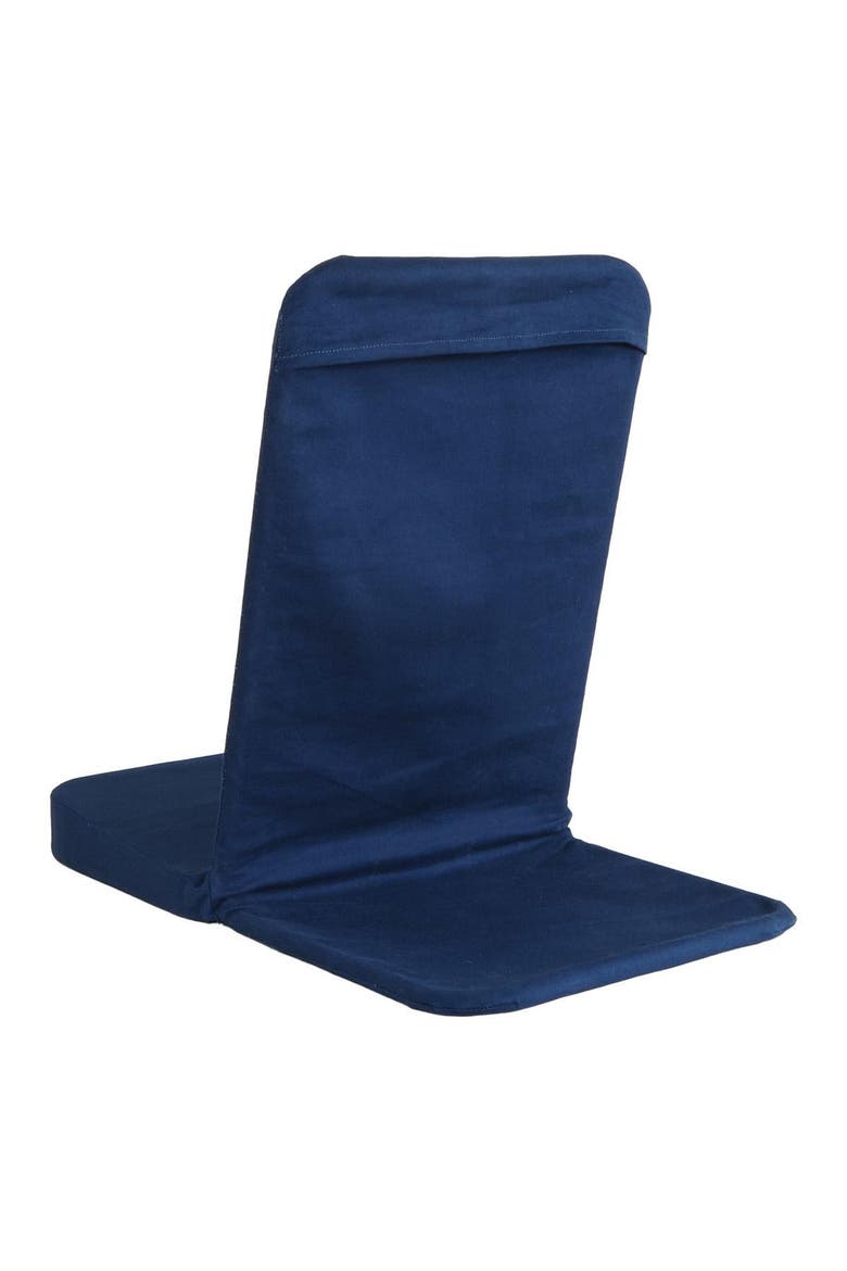 Take Anywhere Portable Soft Chair with Support and Cushion, Alternate, color, Blue