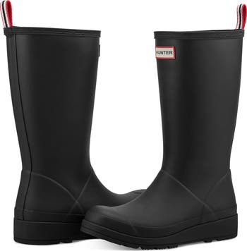 レインブーツ Hunter Women's Play Tall Rain Boots WFT2007RMA-BLK Women's PLAY™ Tall Rain Boots - Hunter Boots