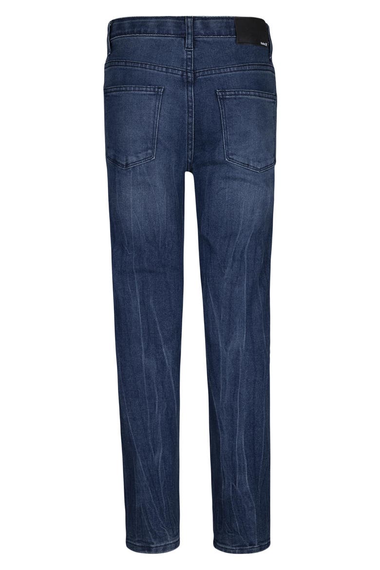 Kids' Regular Tapered 5-Pocket Denim Jeans, Alternate, color, MARINA